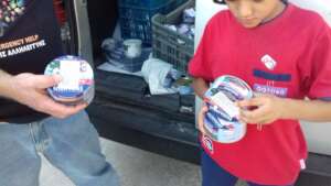 food distributions to homeless kids