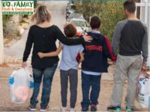 Families in need bring our supplies at home