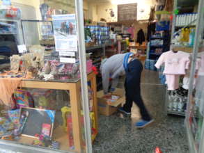 CARRYING FRESH FOOD FROM OUR WAREHOUSE TO KIDS