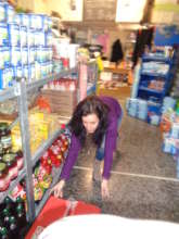 CARRYING PACKAGES OF FOOD FOR KIDS