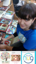 17 years old Volunteer packs gifts for KIDS