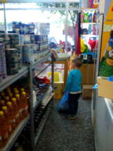 The youngest volunteer of our team