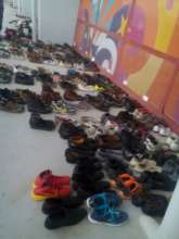 We offered shoes for Syrian and Afghan families