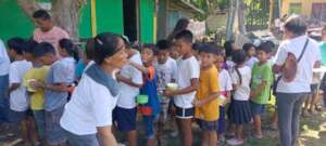 School yards are excellent for relief events