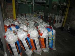 Relief bags for AAI-IPI mission to Ormoc, Leyte
