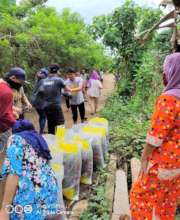 A distribution center is set up in rural areas