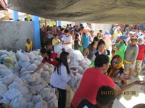 AAI Relief Distribution in Batad on November 16