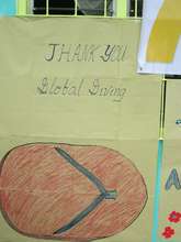 Bulak students thank Global Giving for sandal fund