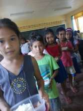 Second helping for growing children of fresh soup