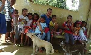 Pupils of Catig-Lacadon Elementary