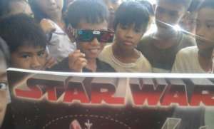 Star Wars Books in 3-D at Carataya Elementary
