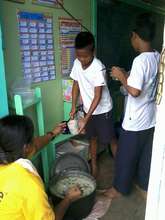 Big cooking pots bought by AAI for school