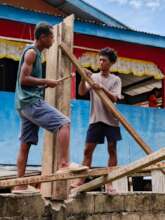 Ikih School working on the foundation
