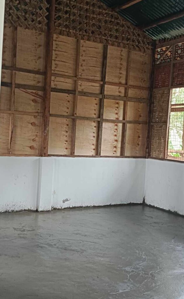 Concrete floors add strenghth and good hygiene