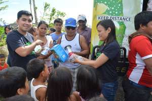 water filters provided to families by AAI