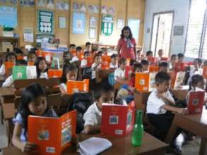 Reading Class with AAI donated books