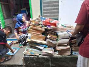 Saving books from damaged library