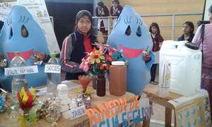 Students in the event "World Washing Hands Day"