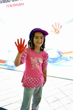 Hand washing practice at Global Hand Washing Day