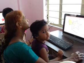 Mamta with her grand daughter