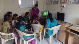 Rural girls entering cyber world