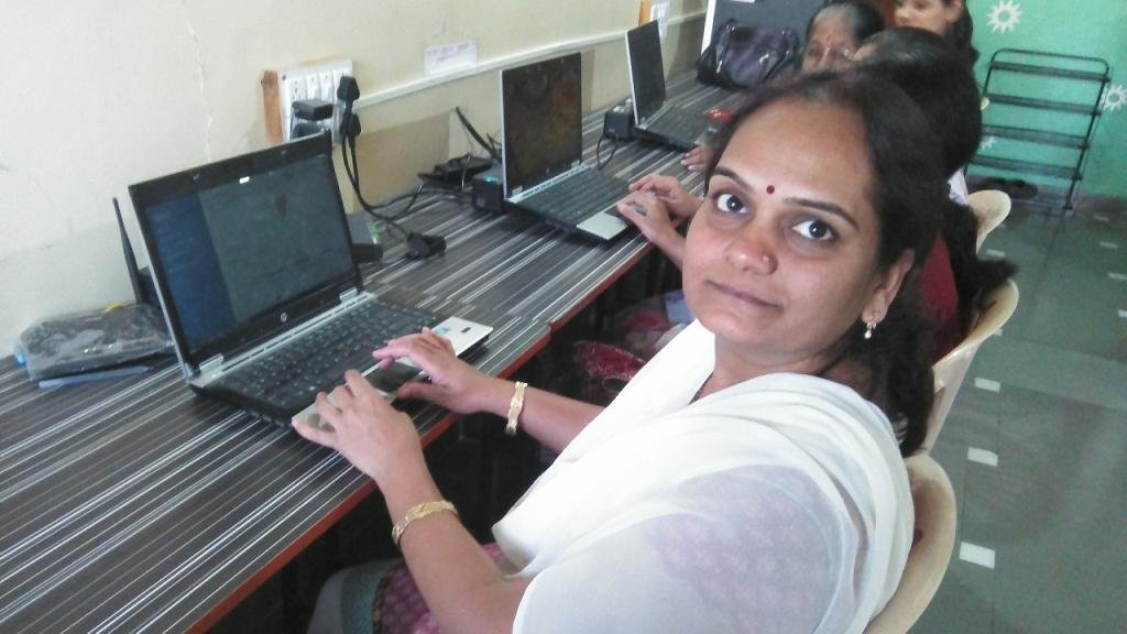 Suvarna in the computer center