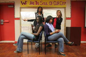 Participants role playing.