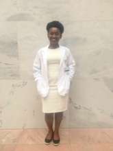 THP student Vanessa at her DC HAPP internship.