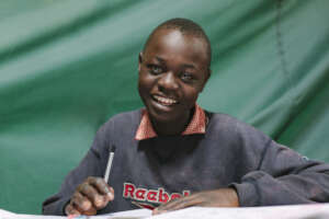A learner in class