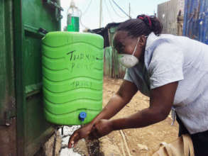 Handwashing point provided for the community