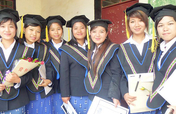 Educate young villagers in Burma