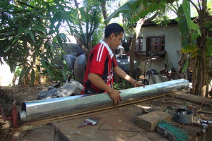 Building chimneys for the improved cookstoves