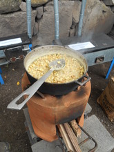 Cooking on the Coci Nica Stove