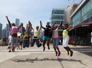 Jump for GlobalGirl Media Chicago!