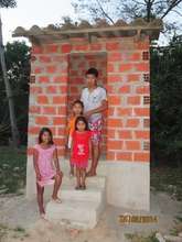 Completed eco-latrine