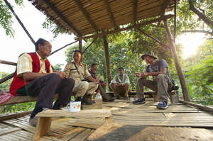 Discussion to assess amur falcon roosting sites