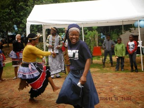 HOPE Centre staff member dancing at WDD