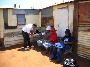 Community screenings outside of Johannesburg