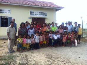 Kindergarten children and community members