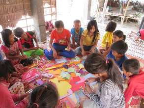 Learning assistance in action in Krang Veaeng