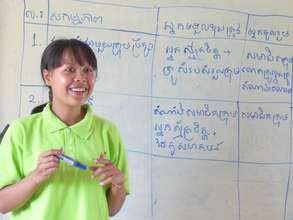 YS volunteer teaching