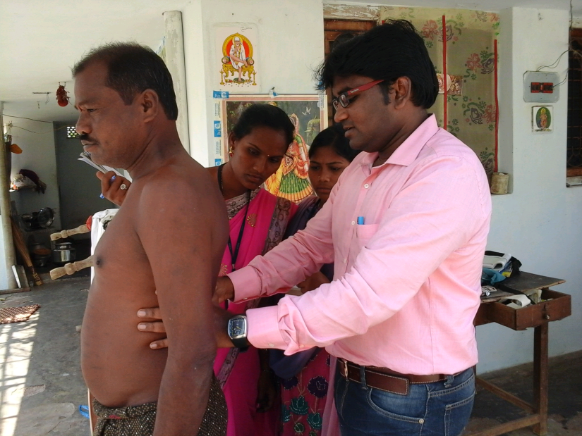 Training participant during learning activity.