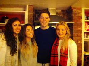 Four of the students who supported us this month!