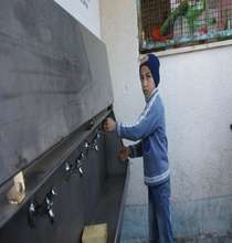 Ahmed at Deir El Balah Boys Preparatory School