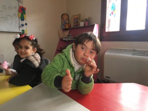 Kids at Yasmin Kindergarten say thanks