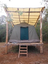 Camp tent for tourists