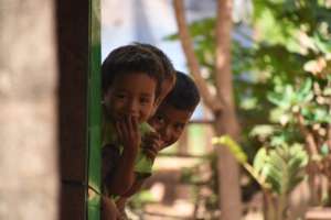 Children in Saob Kroum Village