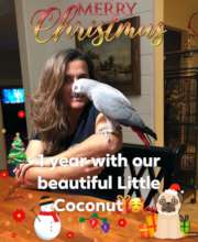 Coco with her Mom, Valdirene