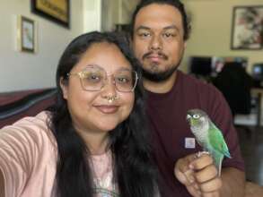 Loki was adopted in 2023 and loves his new family!