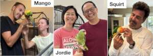 Mango, Jordie and Squirt were adopted in 2024!